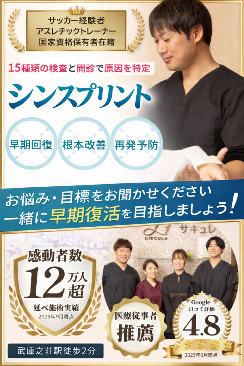 シンスプリント　根本から健康な身体へ